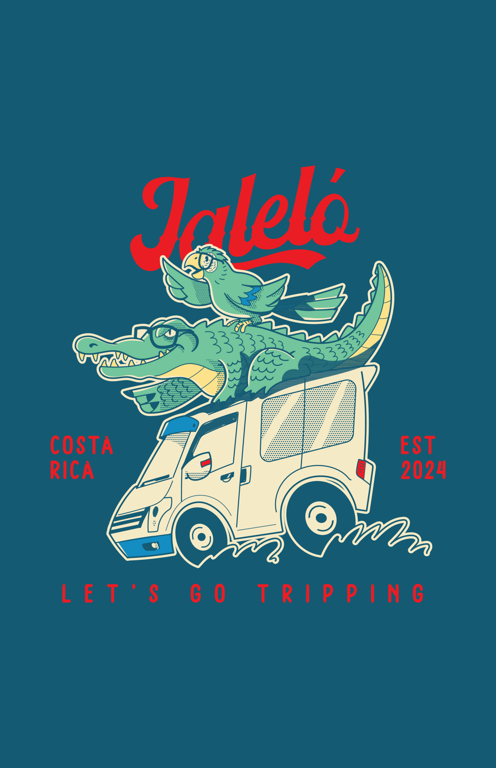 Jaleló Let's Go Tripping T-Shirt - Image 5