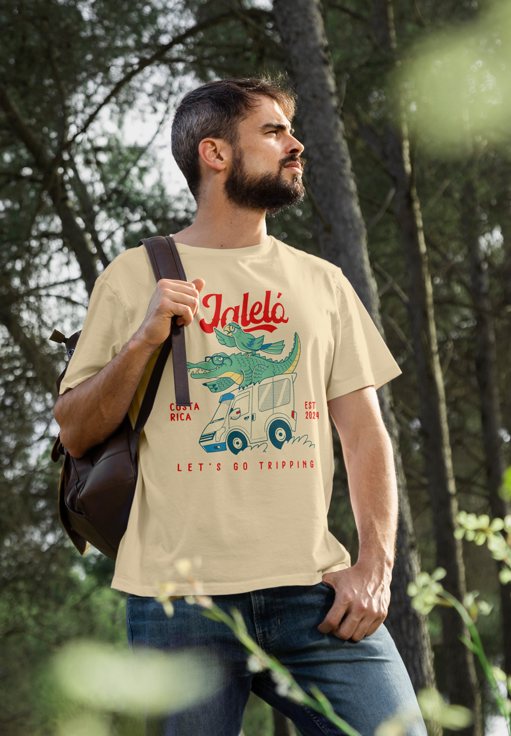 Jaleló Let's Go Tripping T-Shirt - Image 3